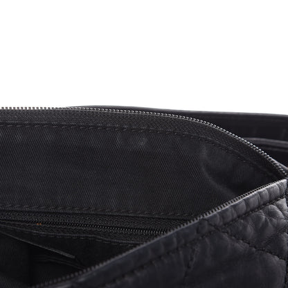 Chanel Lambskin Quilted Cloudy Bundle Hobo Black 17 of 17