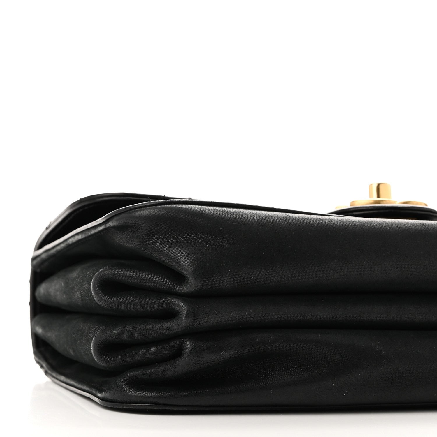 Chanel Iridescent Calfskin Quilted Small Straight Lined Flap Black 9 of 13