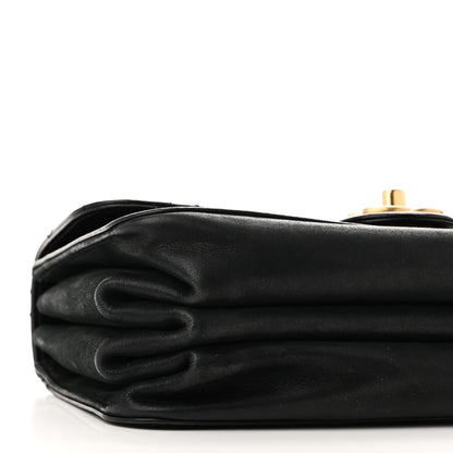 Chanel Iridescent Calfskin Quilted Small Straight Lined Flap Black 9 of 13