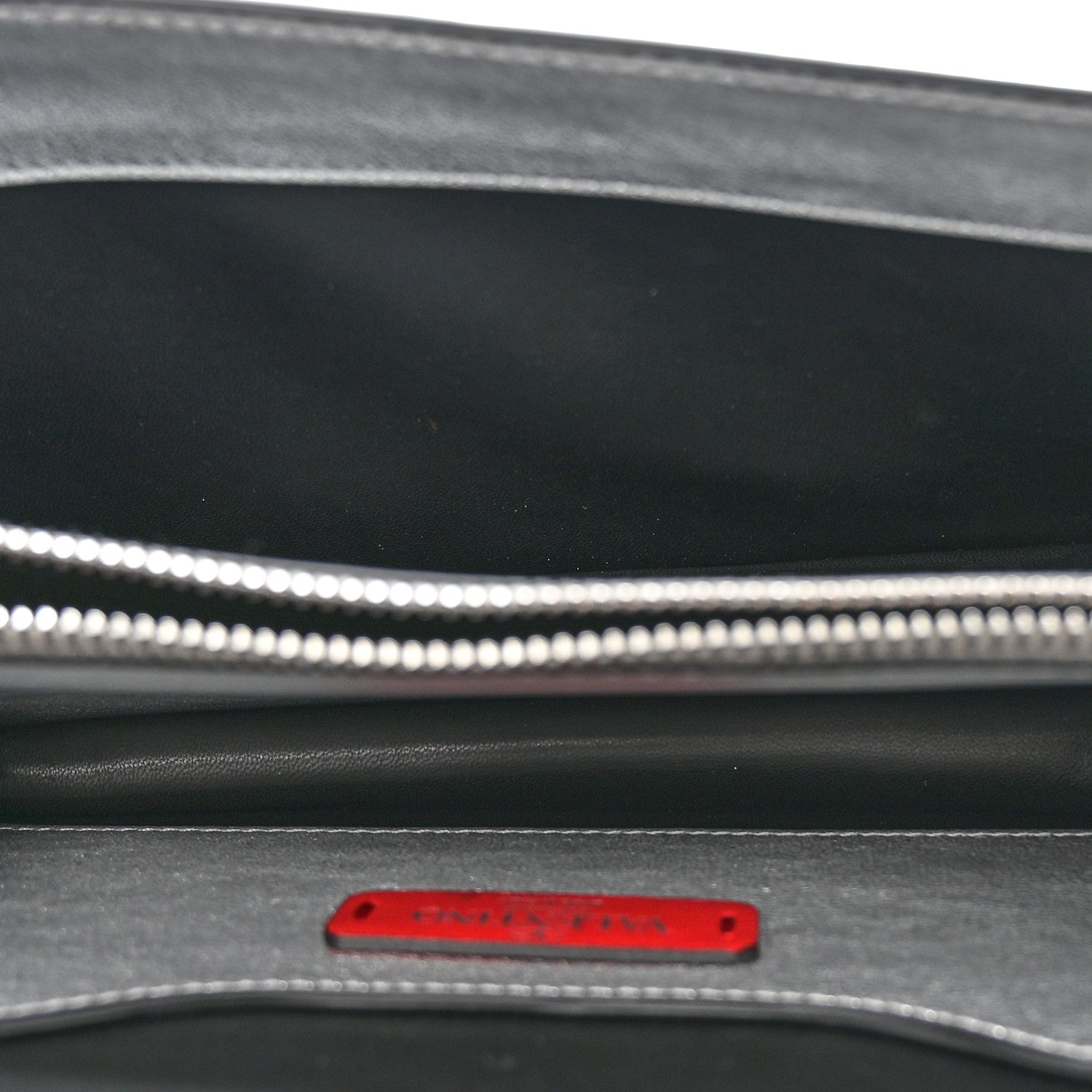 Valentino Garavani Metallic Calfskin Small Rockstud No Limit Shoulder Bag Silver 5 of 12
