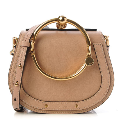 Chloe Calfskin Suede Small Nile Bracelet Bag Biscotti Beige 1 of 7