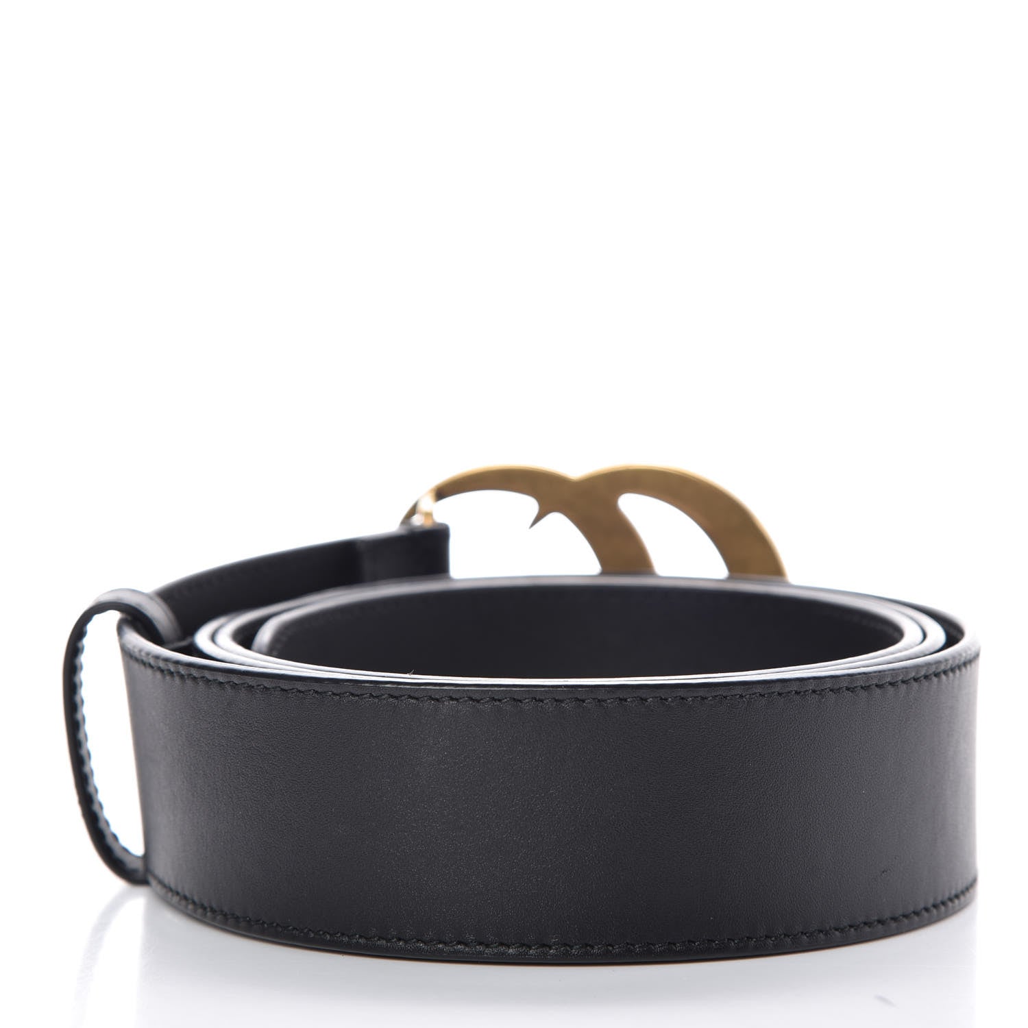 Gucci Moon Calfskin Double G 40mm Belt 105 42 Black 3 of 7