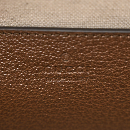 Gucci Monogram Jumbo GG Textured Dollar Calfskin Small Diana Tote Bag Camel Ebony New Acero Pomegranate Red 6 of 11