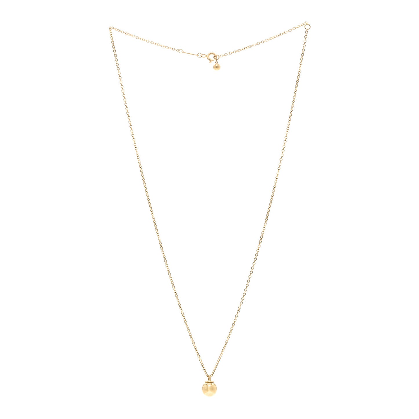 18K Yellow Gold 8mm HardWear Ball Pendant Necklace