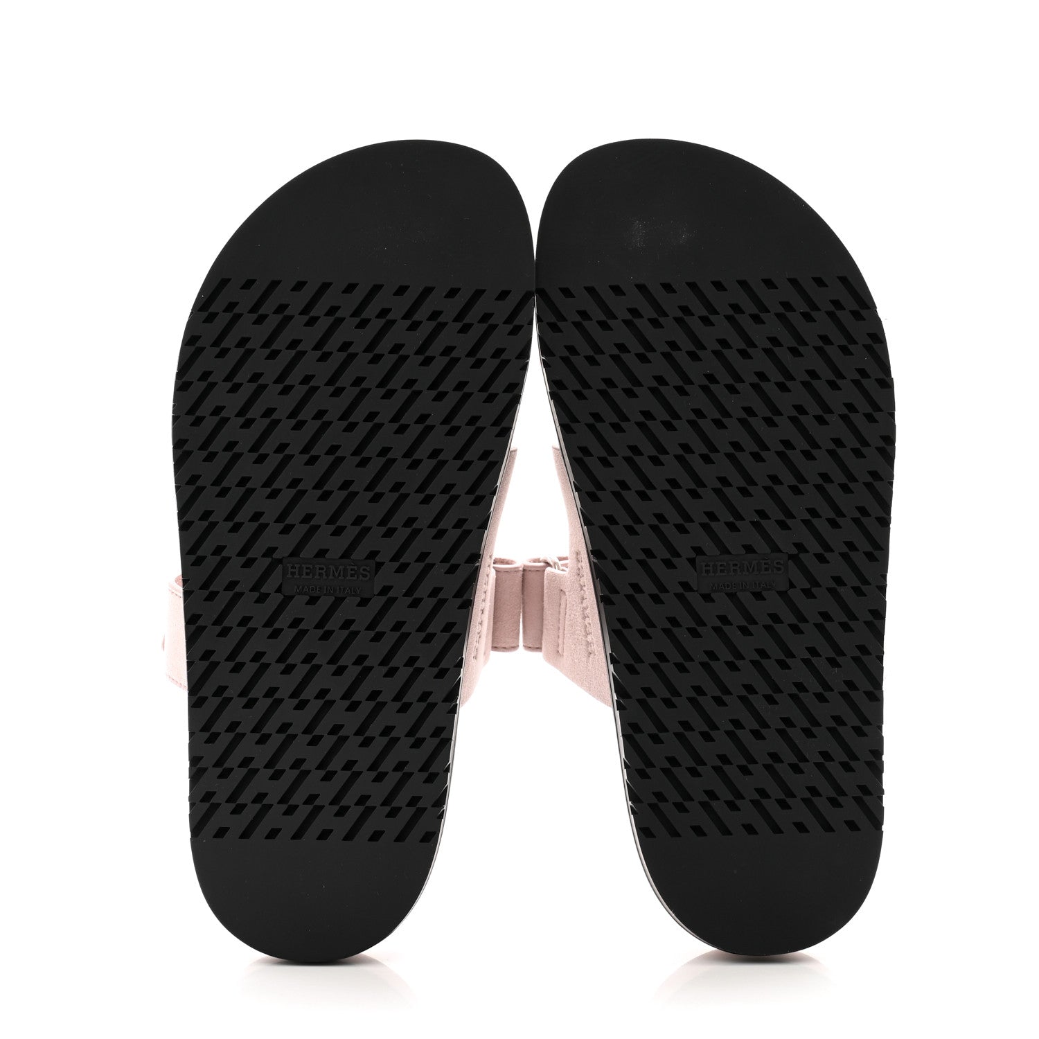 Hermes Suede Goatskin Womens Chypre Sandals 36 Rose Porcelaine 5 of 10