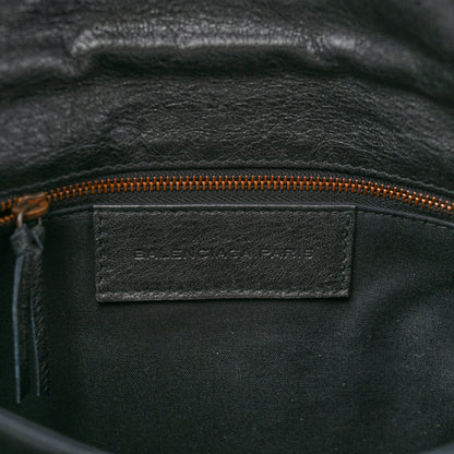 Balenciaga Agneau Classic Hardware Envelope Clutch Black 7 of 7