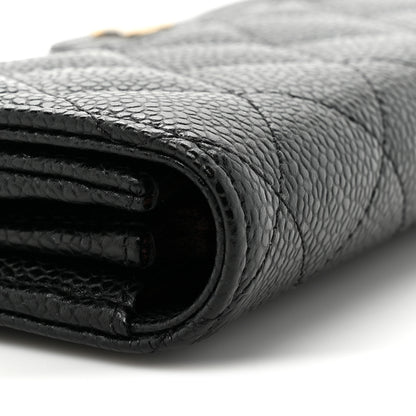 Chanel Caviar Quilted Large Flap Wallet Black 17 of 18