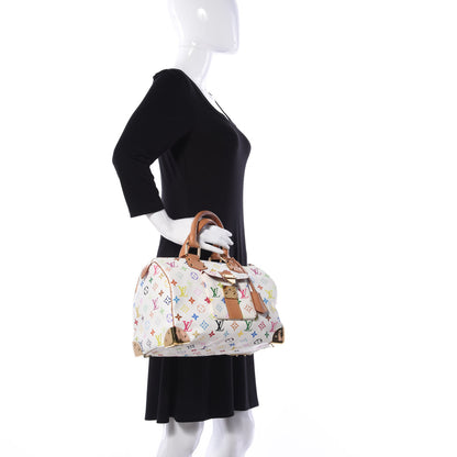Louis Vuitton Monogram Multicolor Speedy 30 White 2 of 12