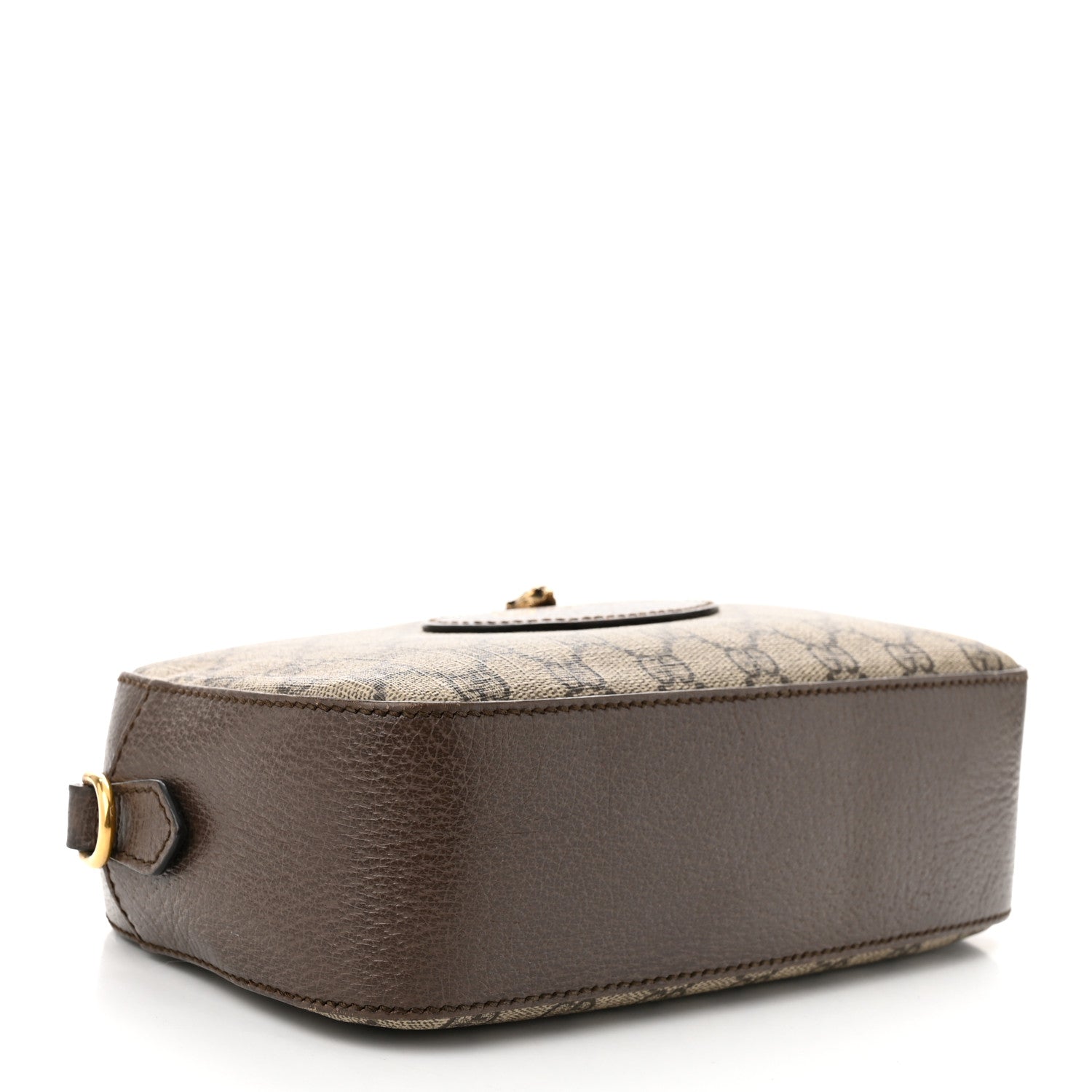 Gucci GG Supreme Monogram Web Neo Vintage Shoulder Bag Beige New Acero Crop 4 of 11