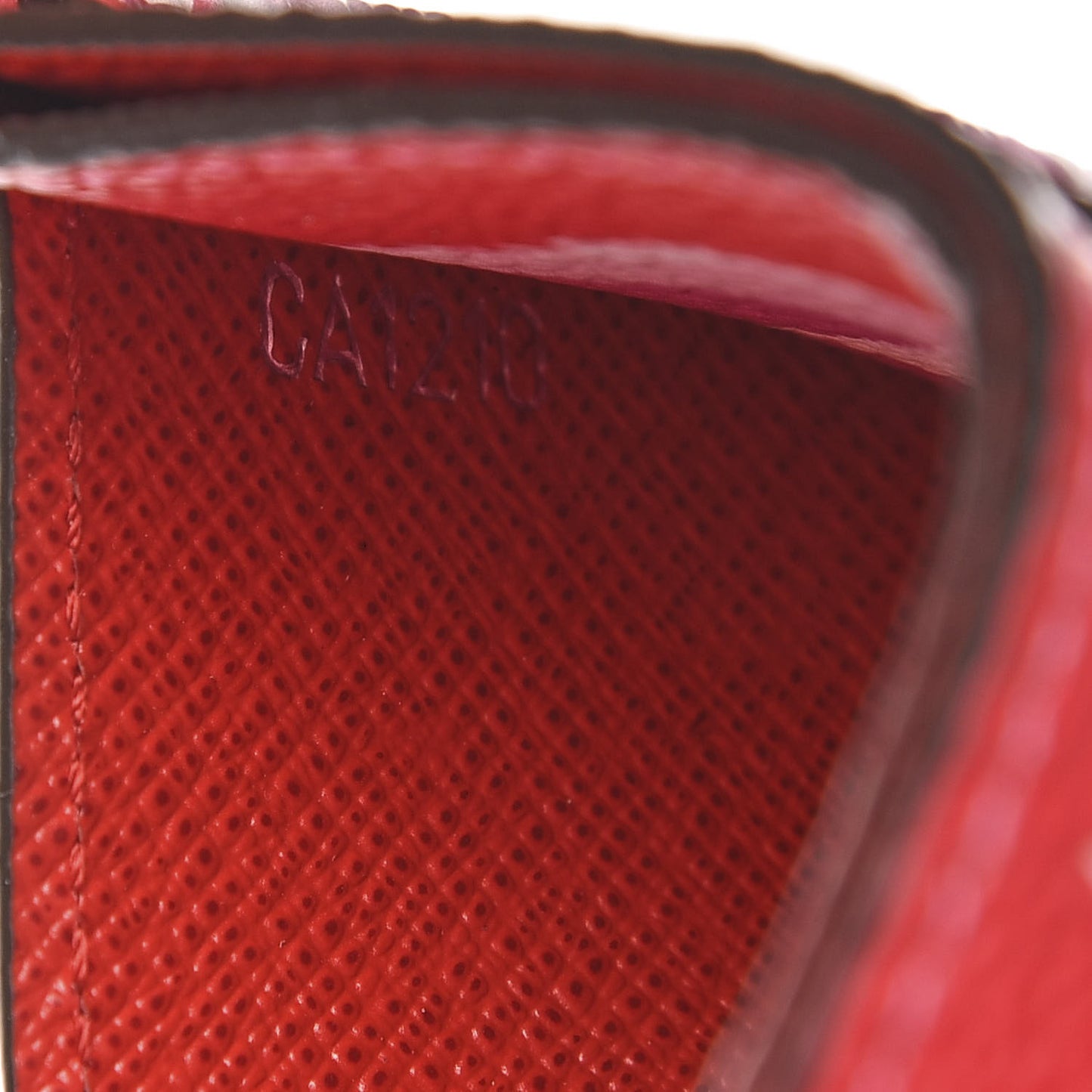 Monogram Escale Card Holder Rouge