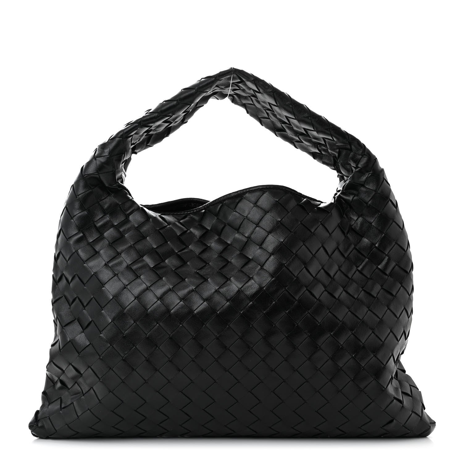 Bottega Veneta Calfskin Intrecciato Small Hop Black 1 of 10