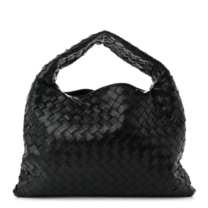 Bottega Veneta Calfskin Intrecciato Small Hop Black 1 of 10