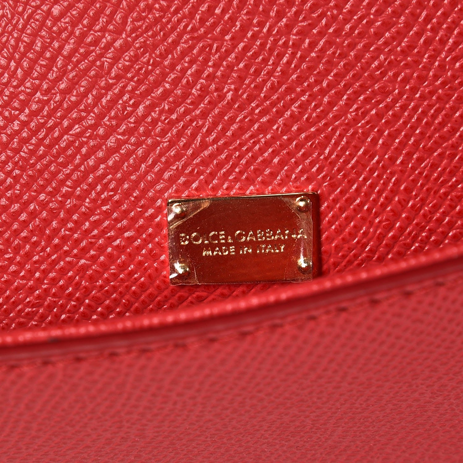Dolce & Gabbana Dauphine Love Medium Miss Sicily Satchel Red 8 of 9