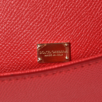 Dolce & Gabbana Dauphine Love Medium Miss Sicily Satchel Red 8 of 9