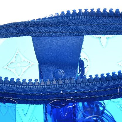 Louis Vuitton PVC Monogram Keepall Bandouliere 50 Blue 8 of 11
