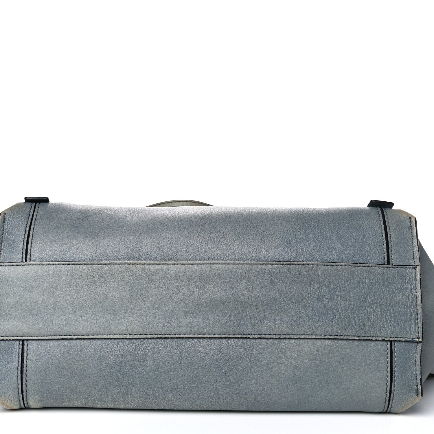Chloe Smooth Calfskin Medium Milo Shopping Tote Cloudy Blue 30 of 33