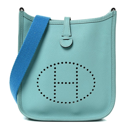 Hermes Epsom Evelyne TPM Bleu Atoll Bleu Zanzibar 1 of 17