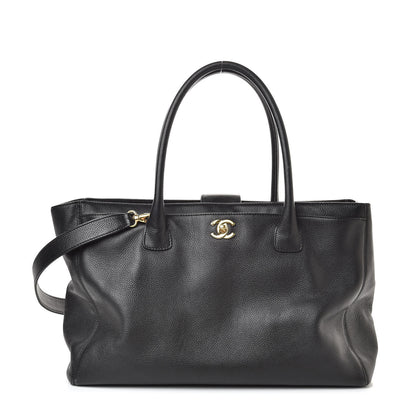 Chanel Calfskin Cerf Shopper Tote Black 1 of 16