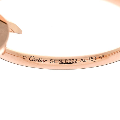 Cartier 18K Pink Gold Small Juste Un Clou Ring 54 7 4 of 4