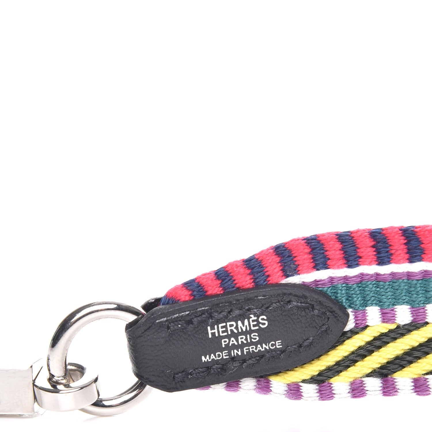 Hermes Toile Swift 25mm Sangle Cavale Shoulder Strap Multicolor Noir 5 of 6