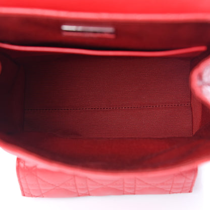 Christian Dior Lambskin Cannage Small Stardust Backpack Red 5 of 9
