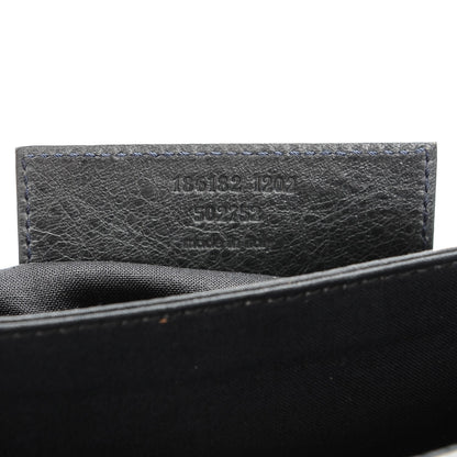 Balenciaga Agneau Giant 21 Silver Hardware Envelope Clutch Anthracite 7 of 7
