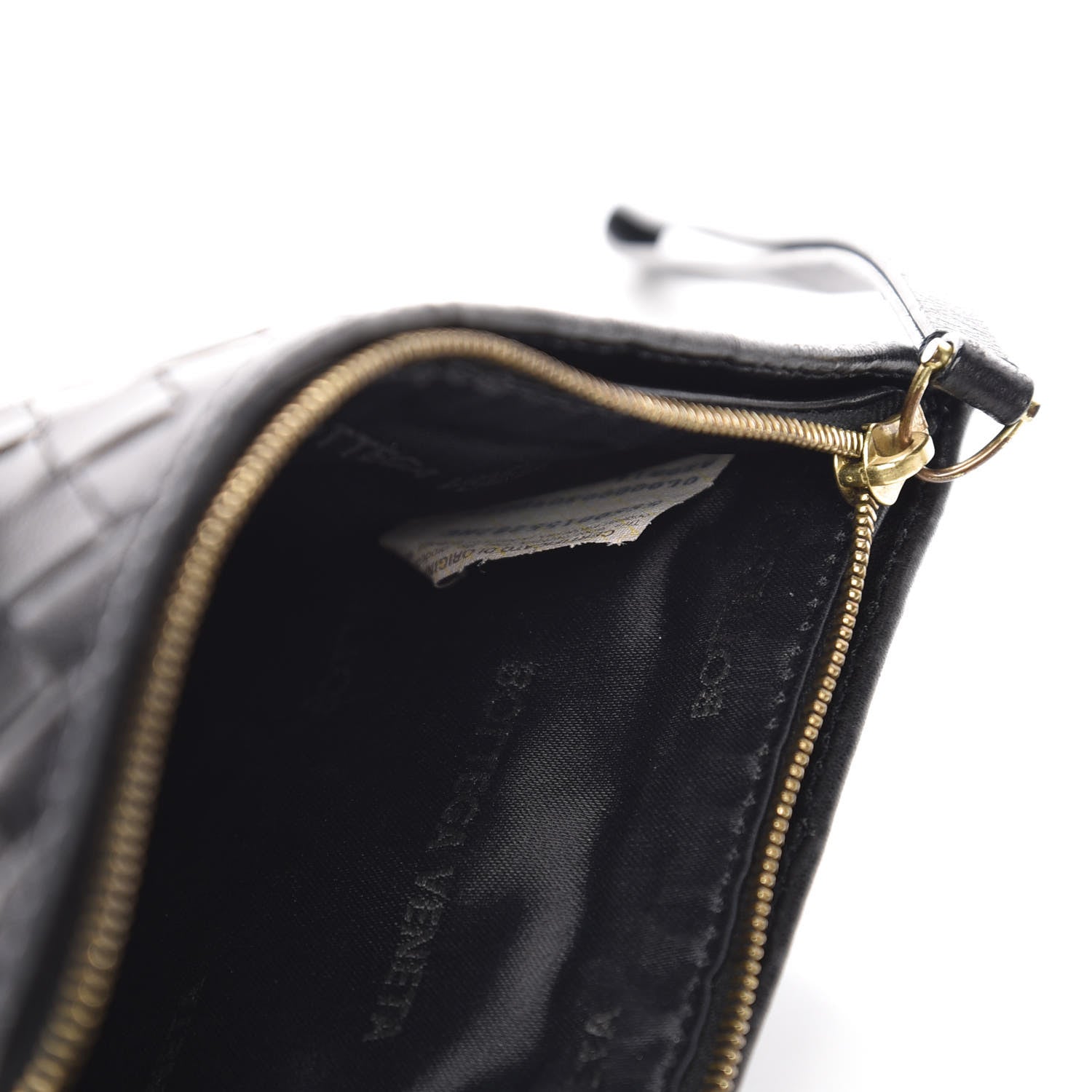 Bottega Veneta Vitello Intrecciato Pouch Black 7 of 7