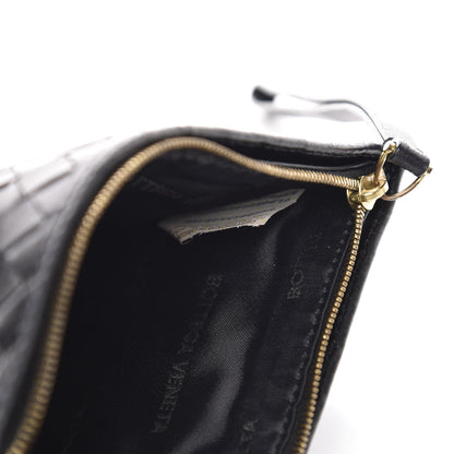 Bottega Veneta Vitello Intrecciato Pouch Black 7 of 7