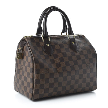 Louis Vuitton Damier Ebene Speedy 25 3 of 10