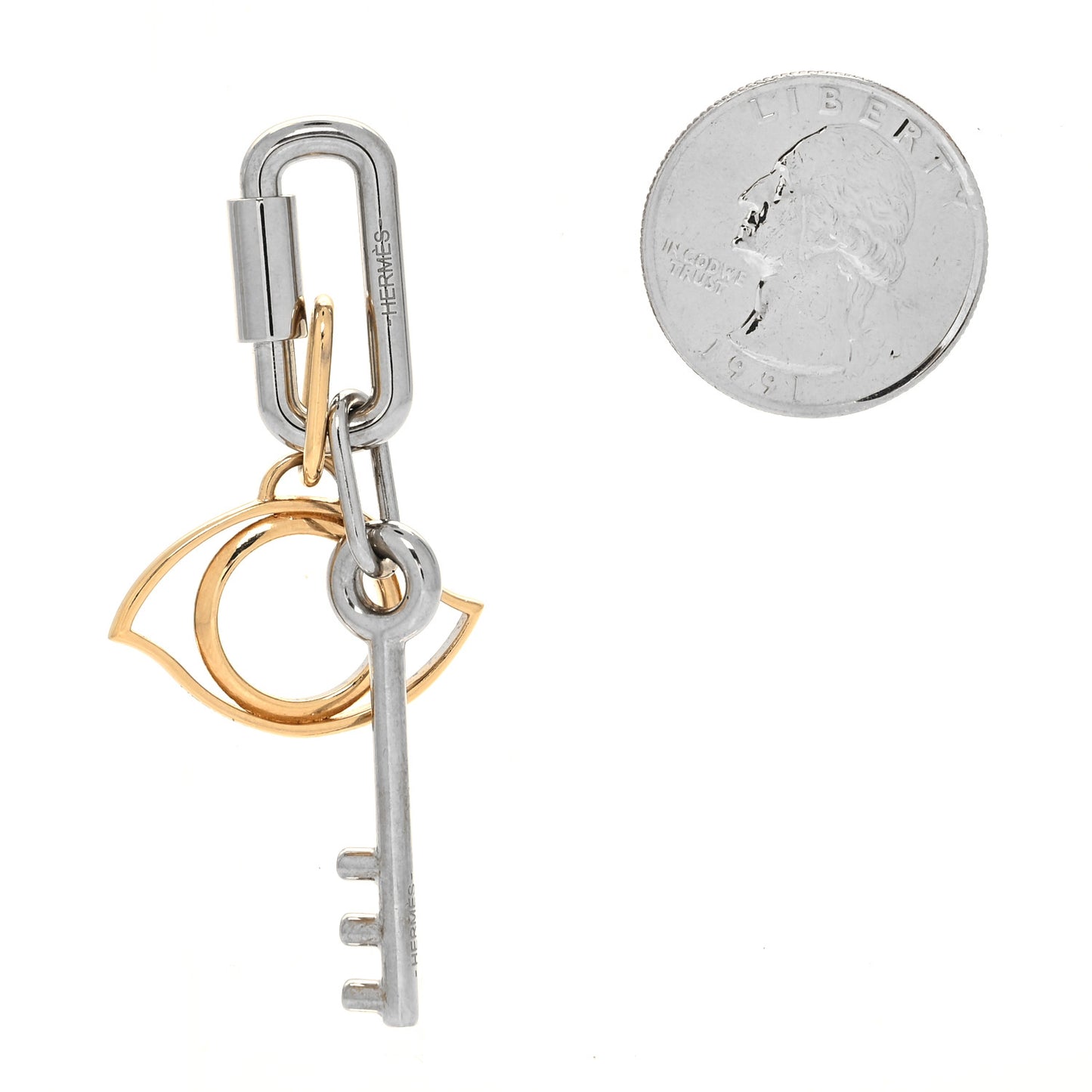 Palladium Permabrass Curiosite Charm Pendant