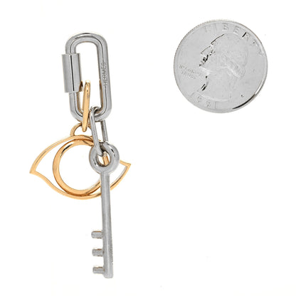 Hermes Palladium Permabrass Curiosite Charm Pendant 2 of 5