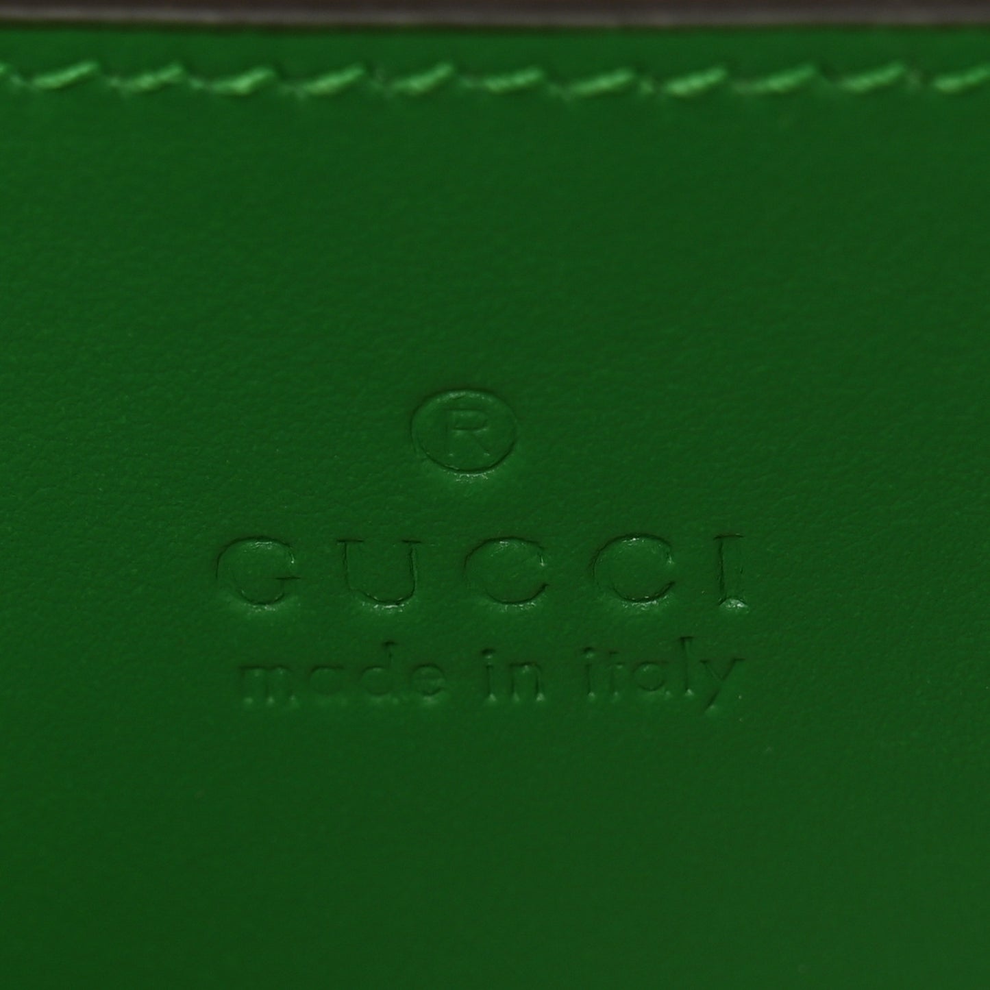 Calfskin GG Matelasse Mini Top Handle Bag Spring Green