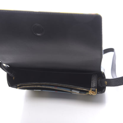 Burberry Canvas Tartan Mix Hampshire Wallet on Chain Yellow Multicolor 5 of 9