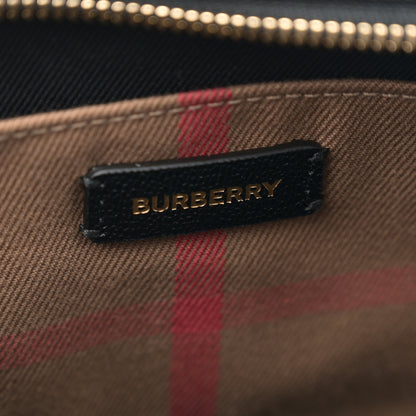Burberry Calfskin Mega Check Small Banwell Tote Black 6 of 9