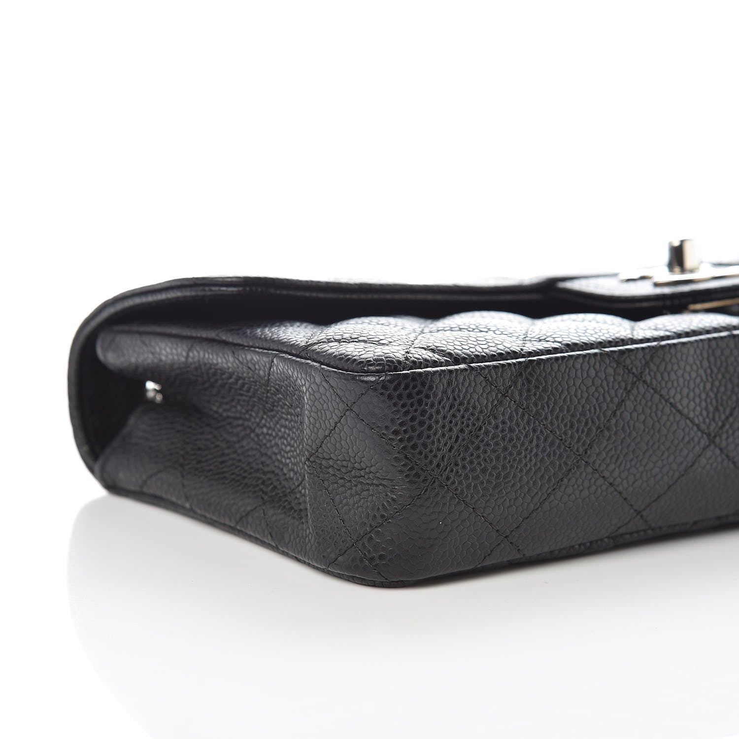 Chanel Caviar Quilted East West Flap Black 8 of 9