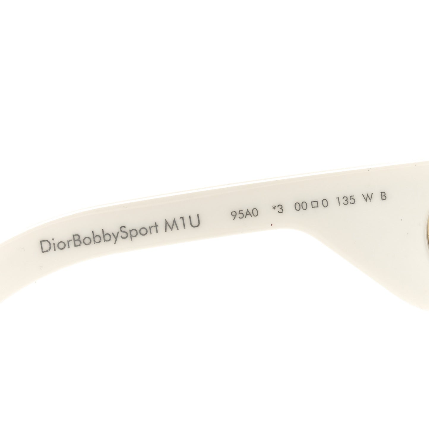 Acetate Bobby Sport Sunglasses M1U White