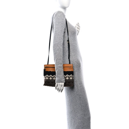Loewe Calfskin Crochet Shoulder Bag 2 of 9