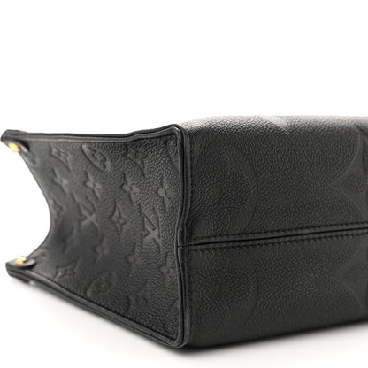 Louis Vuitton Empreinte Monogram Giant Onthego PM Black 8 of 9