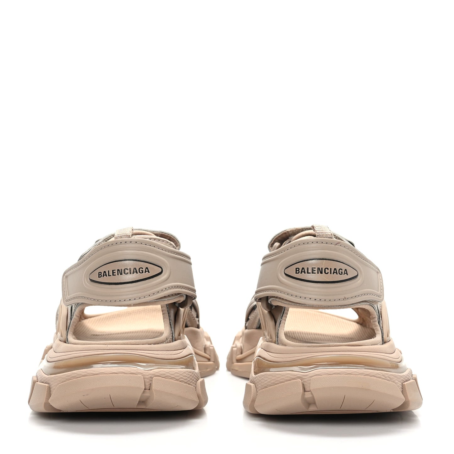 Neoprene Rubber Womens Track Sandals 39 Full Beige