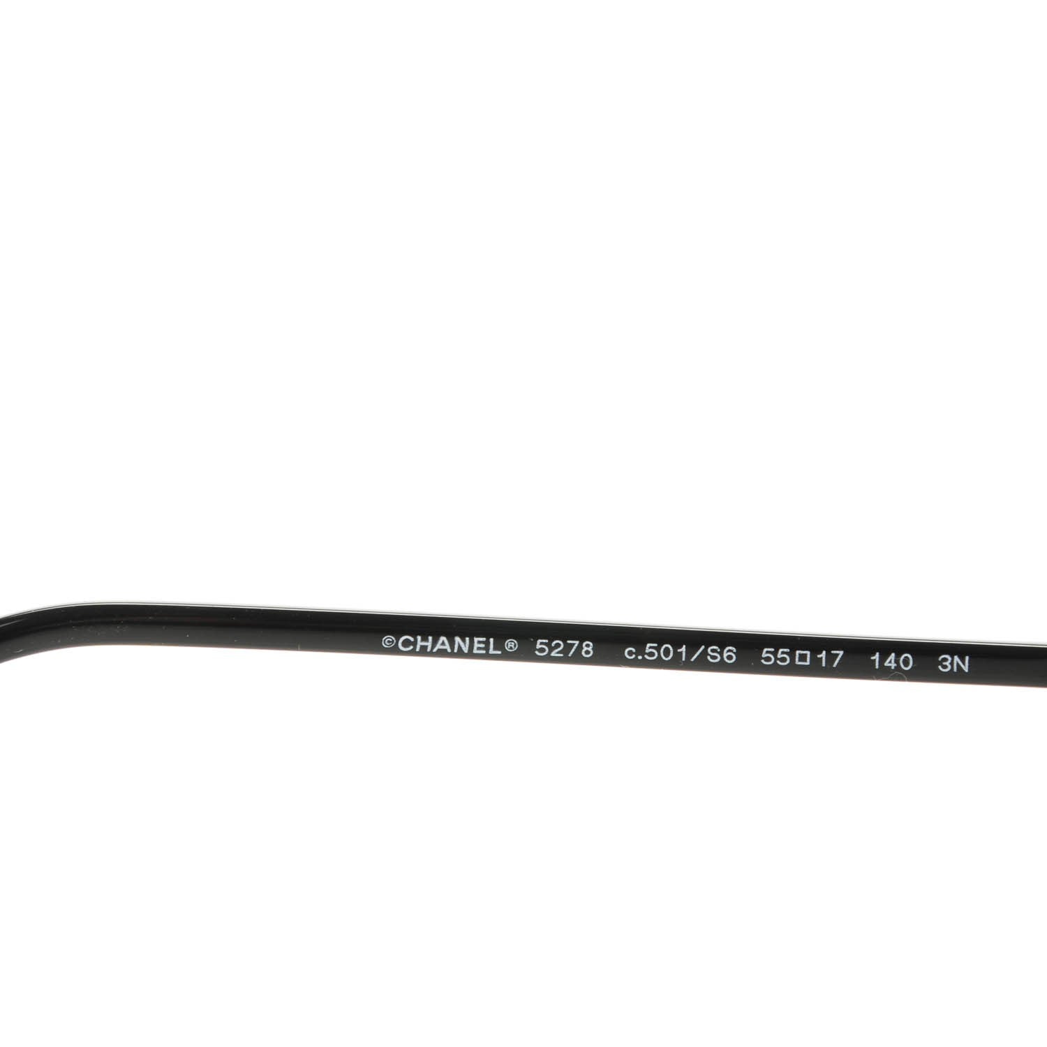 Chanel Acetate Round Sunglasses 5278 Black 4 of 7
