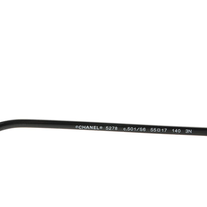 Chanel Acetate Round Sunglasses 5278 Black 4 of 7