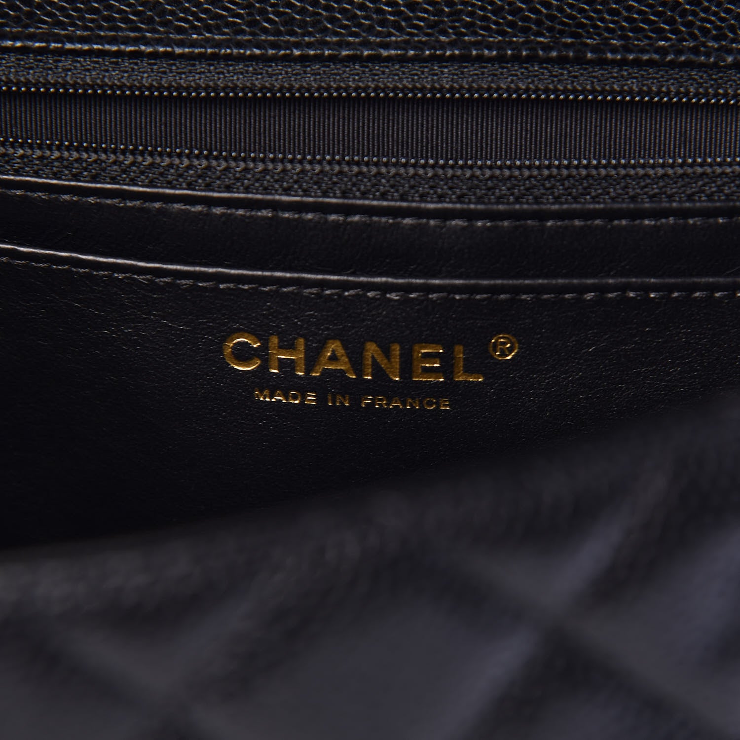 Chanel Caviar Quilted Jumbo Single Flap Black 8 of 11