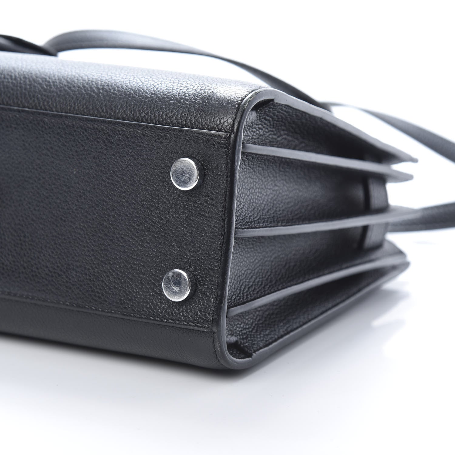 Saint Laurent Grained Calfskin Nano Sac De Jour Black 10 of 13