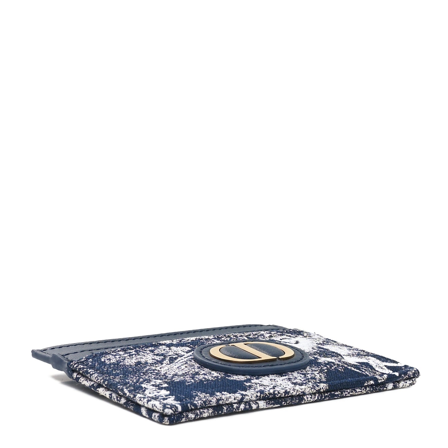 Toile de Jouy Reverse Jacquard 30 Montaigne Freesia Card Holder Blue