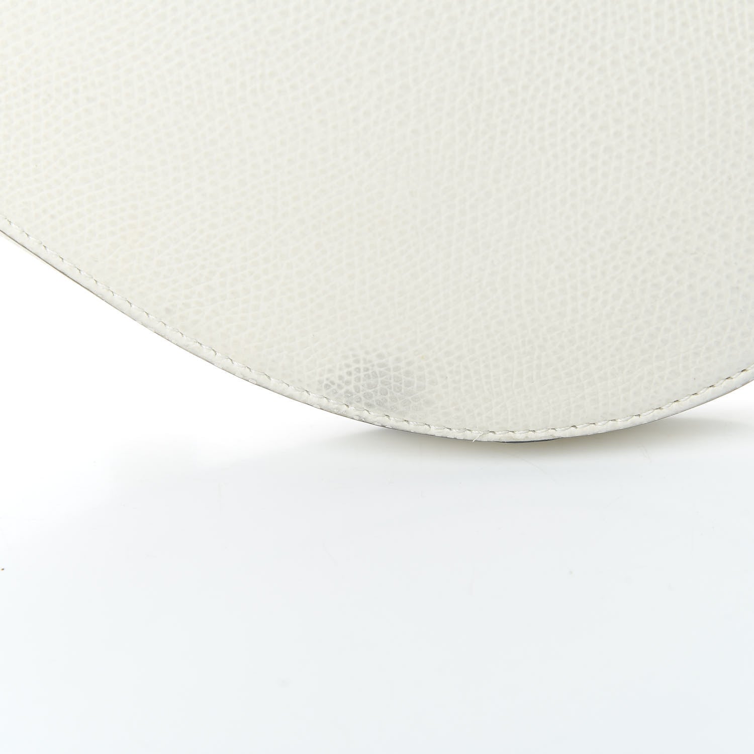 Christian Dior Grained Calfskin Saddle Bag White 13 of 15