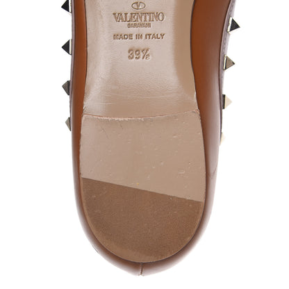 Valentino Garavani Nappa Rockstud Ballerina Flats 39.5 Light Cuir Poudre 11 of 11
