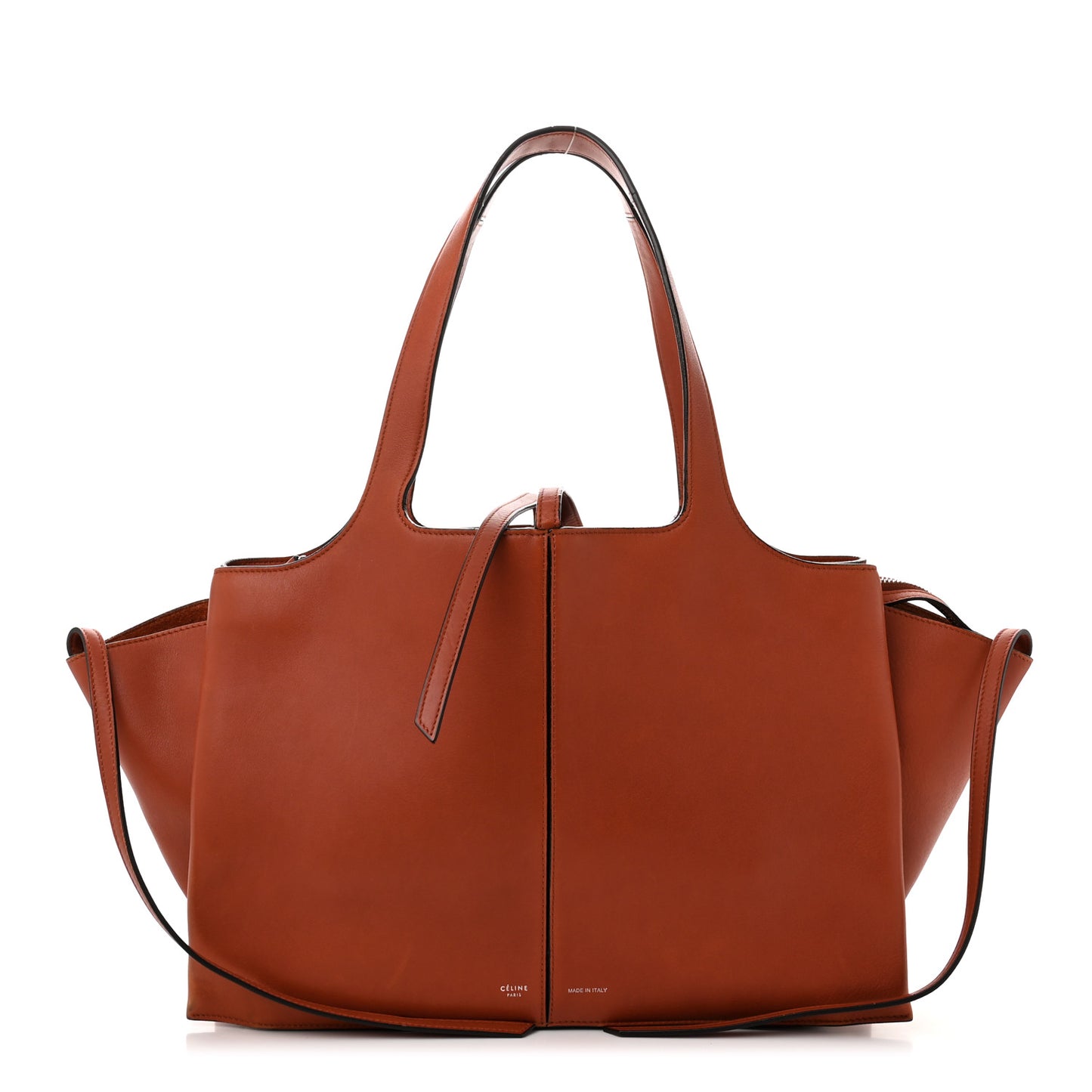 Calfskin Medium Tri-Fold Bag Brick