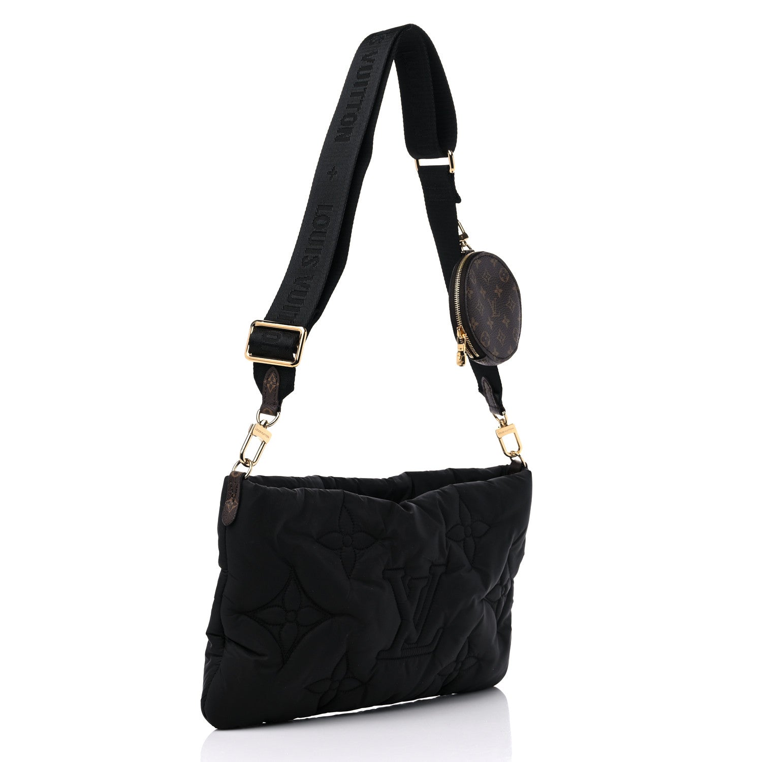 Louis Vuitton Econyl Monogram Pillow Maxi Multi Pochette Accessories Black 3 of 8