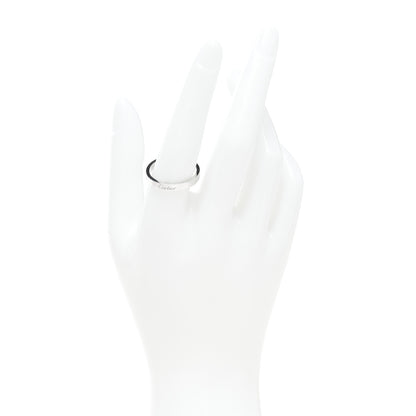 Cartier Platinum 3mm C De Cartier Wedding Band Ring 58 8.25 2 of 4