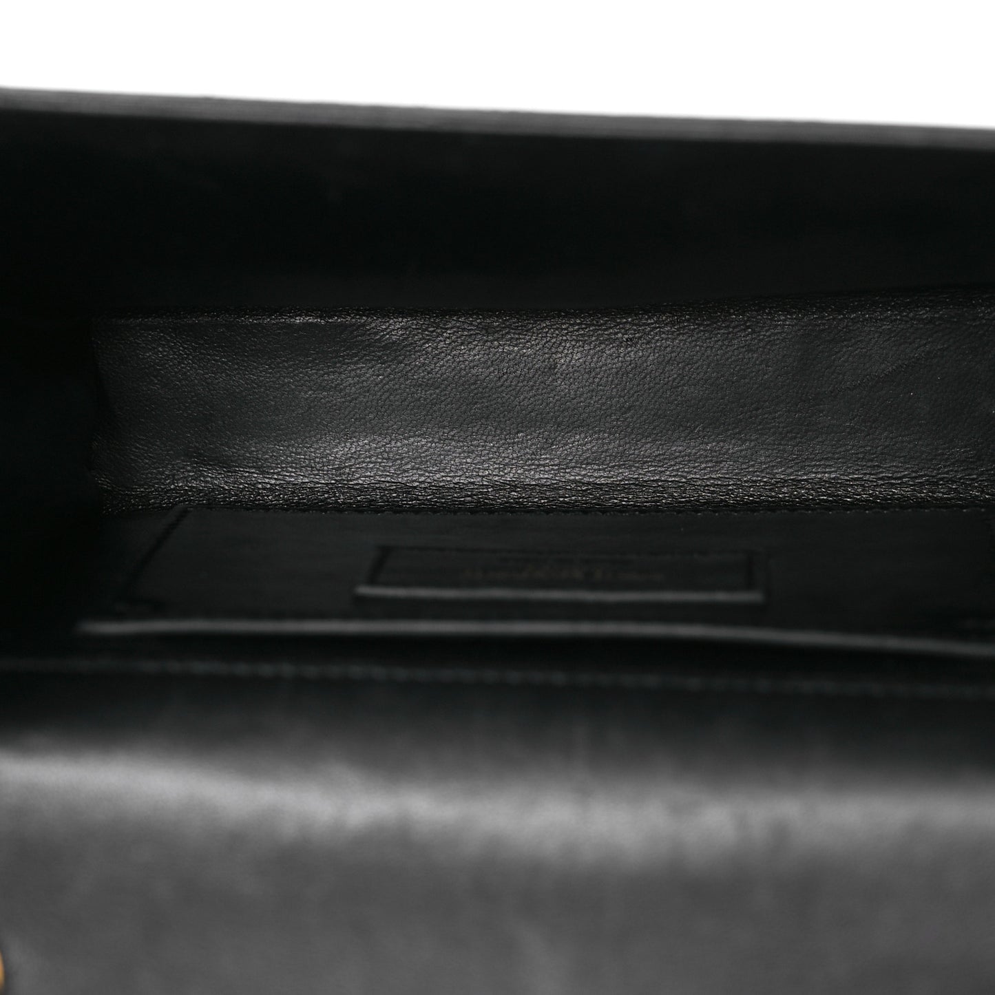 Suede Small Classic Monogram Kate Tassel Satchel Black